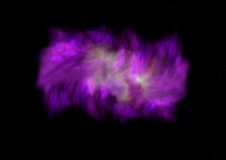 Being shone nebulaの写真素材