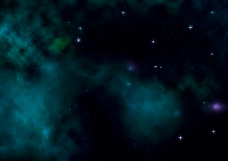 Star field in space a nebulae and a gas congestion.の写真素材