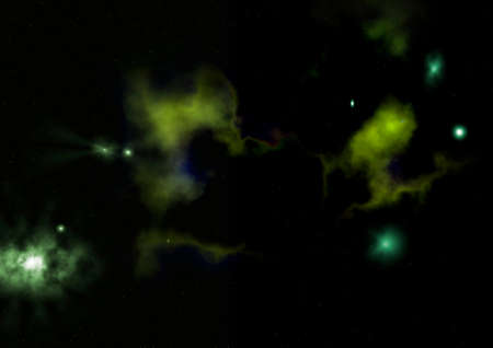 Star field in space a nebulae and a gas congestion.の写真素材