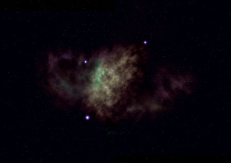Small part of an infinite star field of space in the Universe.の写真素材