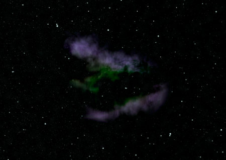 Small part of an infinite star field of space in the Universe.の写真素材