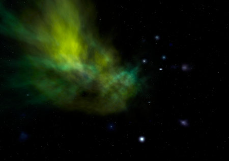 Star field in space a nebulae and a gas congestion.の写真素材