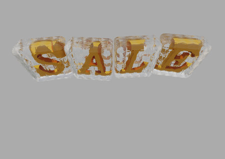 The SALE word made of blocks with lettersの写真素材