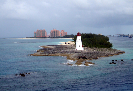 I took this snapshot of a lighthouse on New Providence Island in the Bahamas.の写真素材