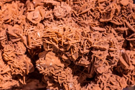 Rose quartz close up. Rose quartz rock.の写真素材