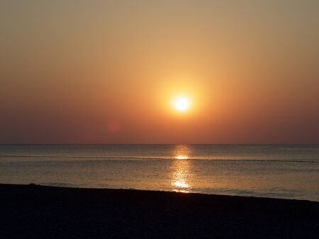 beautiful scenery of the sunriseの写真素材