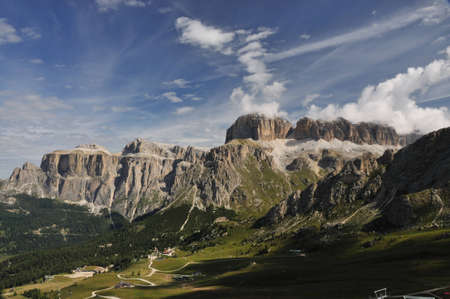 Pordoi, the big rockの写真素材