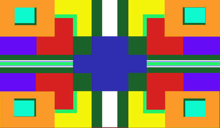 abstract square plus boxes backgroundの写真素材