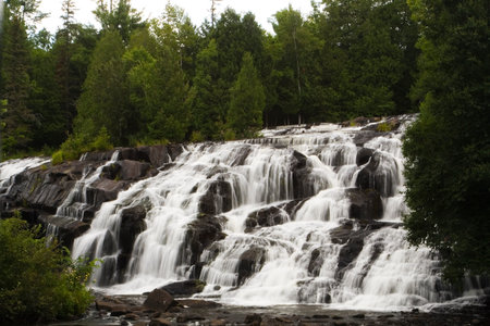 Bond Falls, Michiganの写真素材