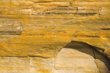 Pictured Rocks National Lakeshore, Michiganの写真素材