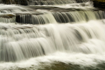 Mash Fork Falls, West Virginiaの写真素材