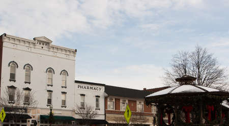 Views of the town of Chagrin Falls, Ohioの写真素材