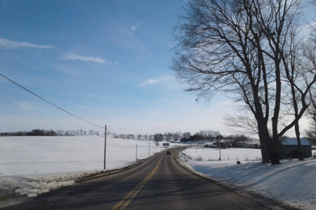 Various Winter Scenes Outdoors, Ohio