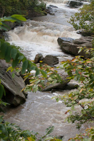 Berea Falls Overlook, Berea, Ohioの写真素材
