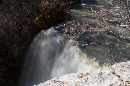 Hayden Run Falls Park, Columbus, Ohioの写真素材
