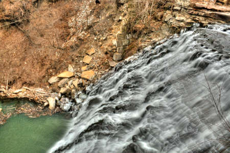 Mill Creek Falls, Cleveland, Ohioの写真素材