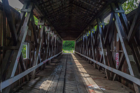 Hills Covered Bridge in Southeastern Ohio