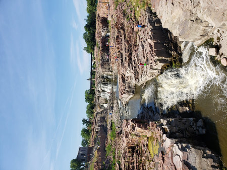 Views of Falls Park, Sioux Falls, South Dakota