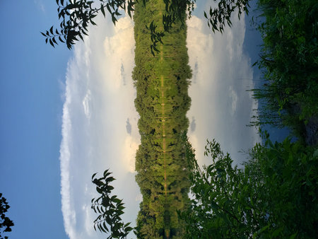 Thunderstorm and reflection on Antrim Lake, Columbus, Ohio