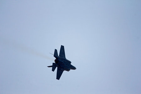F35 Lightning Fighter Jet in Flight