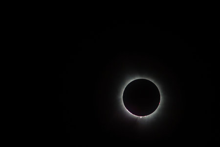 Total Solar Eclipse, Seen From Dublin, Ohio, April 8, 2024