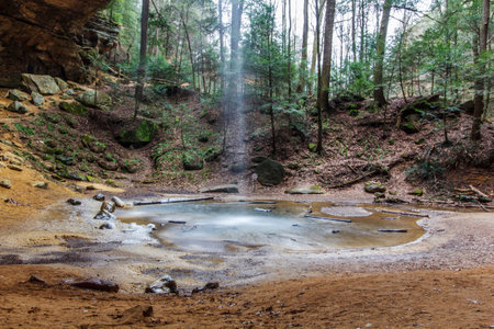 View of Ash Cave, Hocking Hills State Park, Ohio