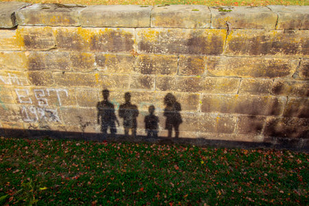 Views at Lockville Canal Park in Autumn, Carroll, Ohioの写真素材