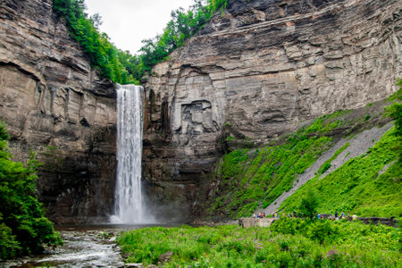 Views at Taughannock Falls State Park, New Yorkの写真素材