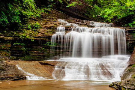 Views at Buttermilk Falls State Park, New York