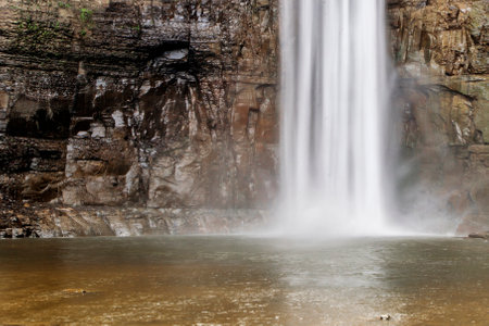Views at Taughannock Falls State Park, New Yorkの写真素材