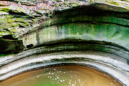 Views at Watkins Glen State Park, New Yorkの写真素材