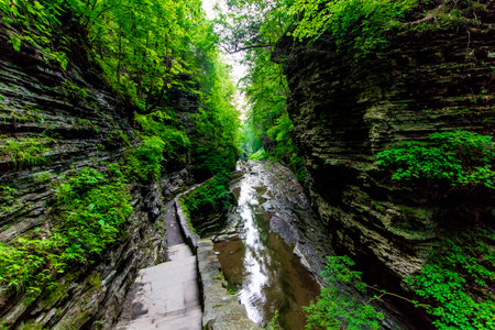 Watkins Glen State Park, New Yorkの写真素材