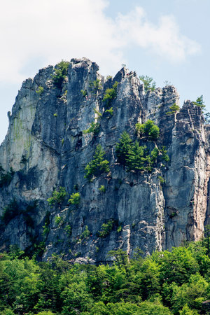Seneca Rocks in Summer, West Virginia