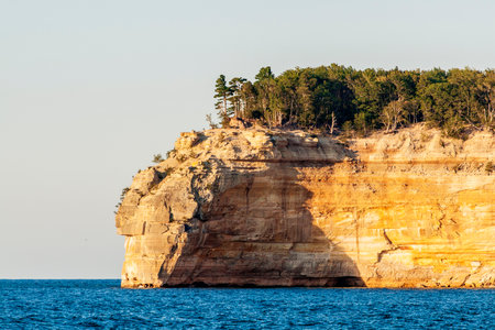 Pictured Rocks National Lakeshore, Michiganの写真素材
