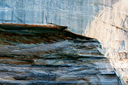 Pictured Rocks National Lakeshore, Michiganの写真素材