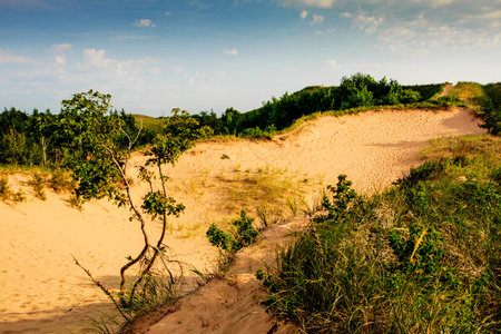 Pictured Rocks National Lakeshore, Michiganの写真素材