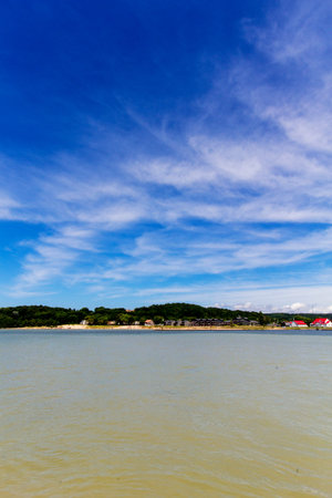 Frankfort Harbor, Frankfort, Michiganの写真素材