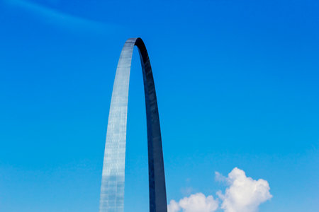 Views of the Gateway Arch, St. Louis Missouriの写真素材