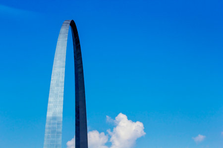 Views of the Gateway Arch, St. Louis Missouriの写真素材