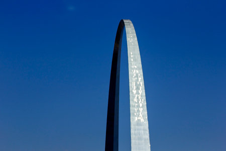 Views of the Gateway Arch, St. Louis Missouriの写真素材