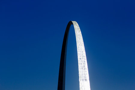 Views of the Gateway Arch, St. Louis Missouriの写真素材