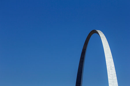 Views of the Gateway Arch, St. Louis Missouriの写真素材