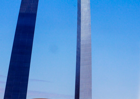 Views of the Gateway Arch, St. Louis Missouriの写真素材
