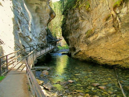 Johnson Canyon Pathの写真素材