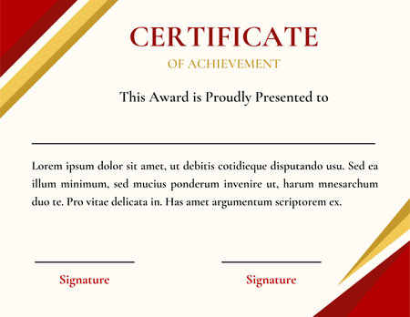 Certificate of Achievement. Appreciation certificate. Certificate template. certificate design template. Certificate design. Appreciation. Achievementのイラスト素材