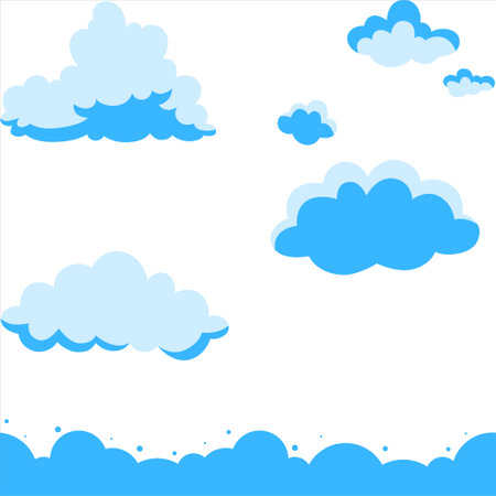 Clouds background. Cloud design. Cloud design background. Sky background. Sky design backgroundのイラスト素材