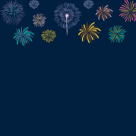 Crackers Background. Crackers background design. Crackers template. Crackers design template. Celebration backgroundのイラスト素材