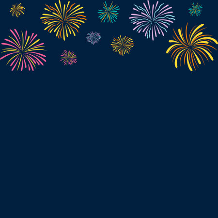 Crackers Background. Crackers background design. Crackers template. Crackers design template. Celebration backgroundのイラスト素材