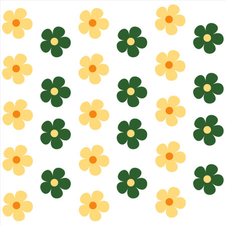 Flower design pattern. Colorful floral design pattern. Floral design pattern. Floral patternのイラスト素材
