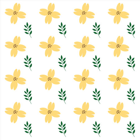 Flower design pattern. Colorful floral design pattern. Floral design pattern. Floral patternのイラスト素材